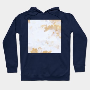 White Noble Abstract Painting Hoodie